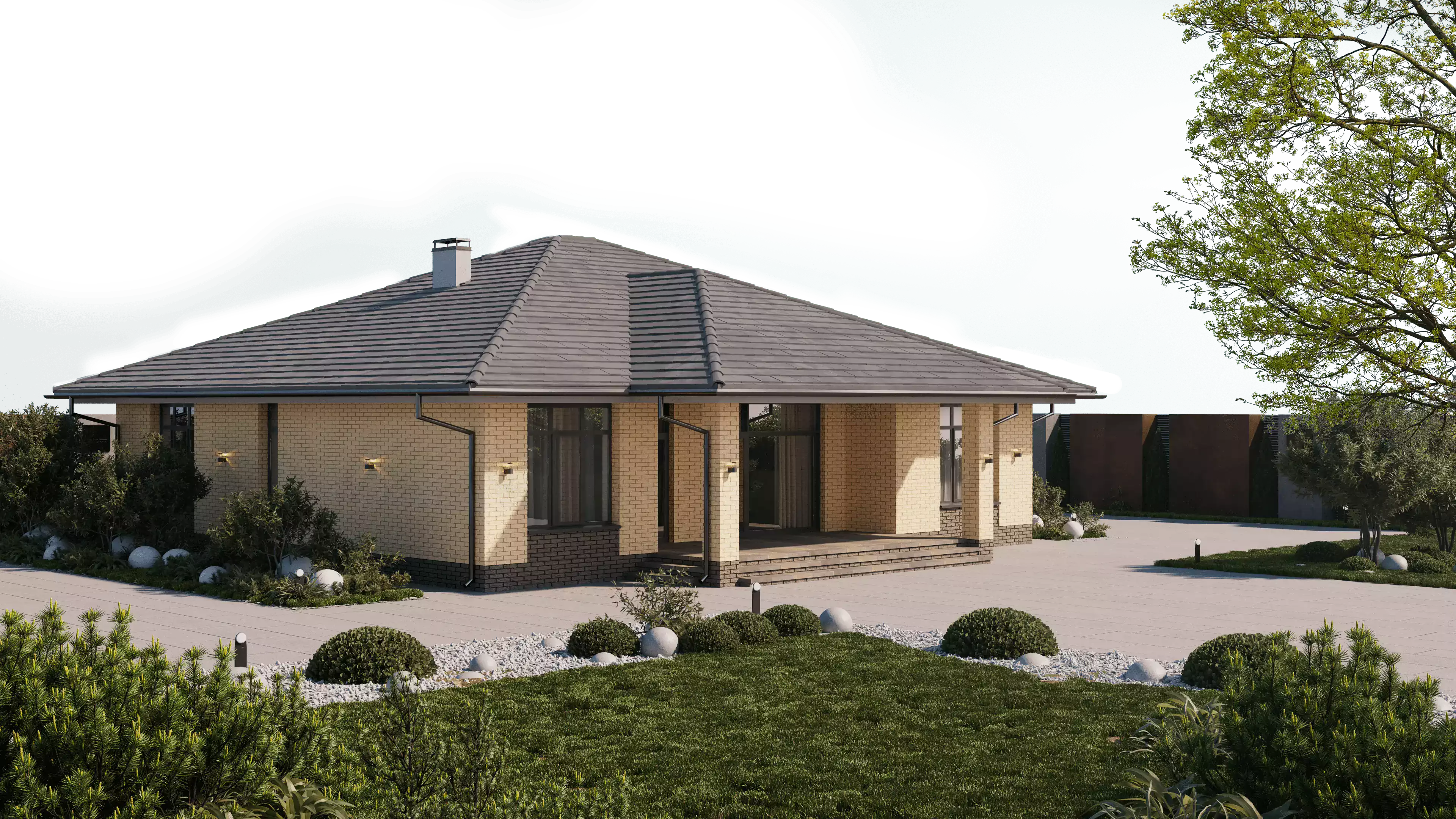 Дом brick flat spring
