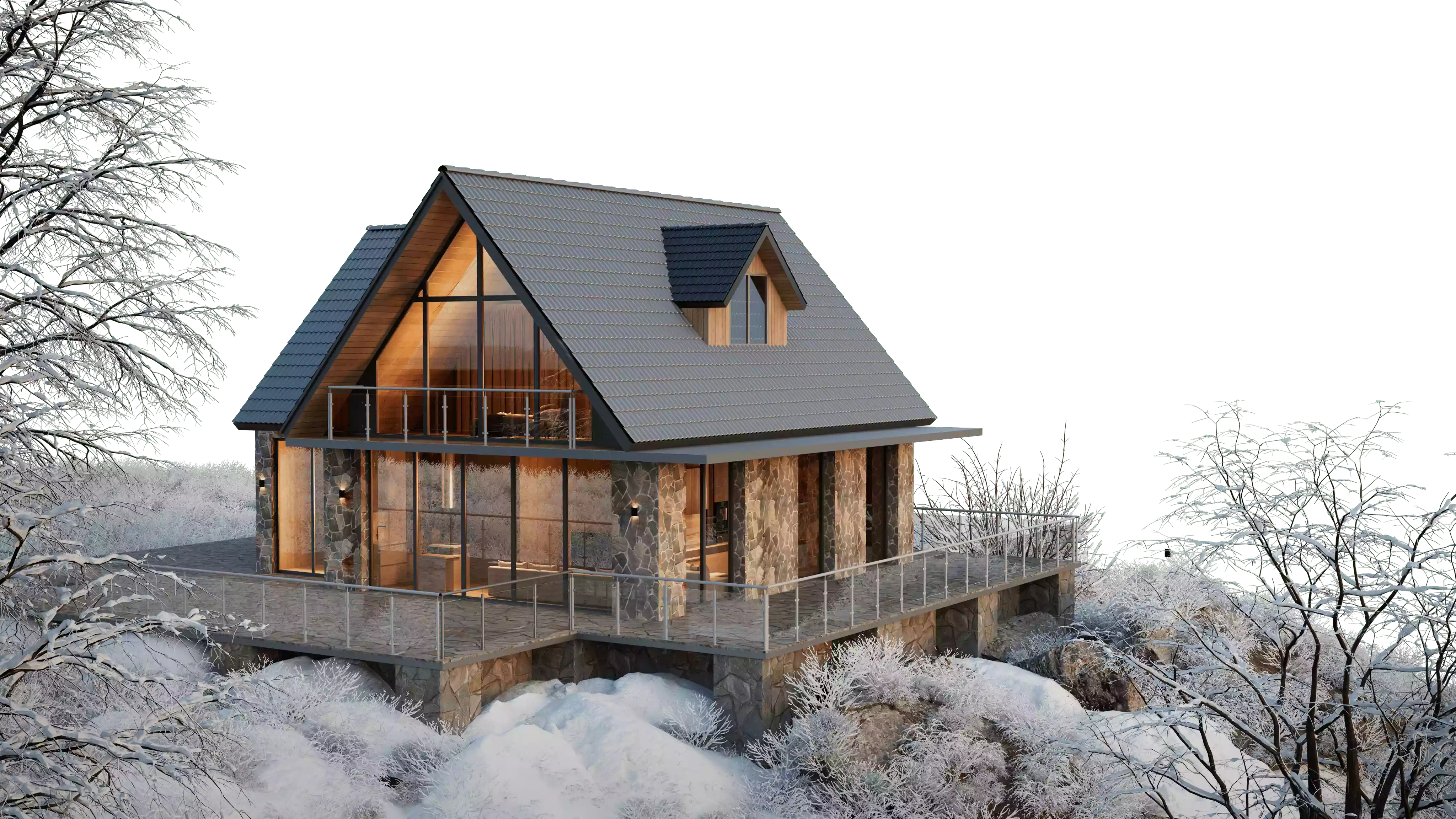 Дом fahverk wave winter
