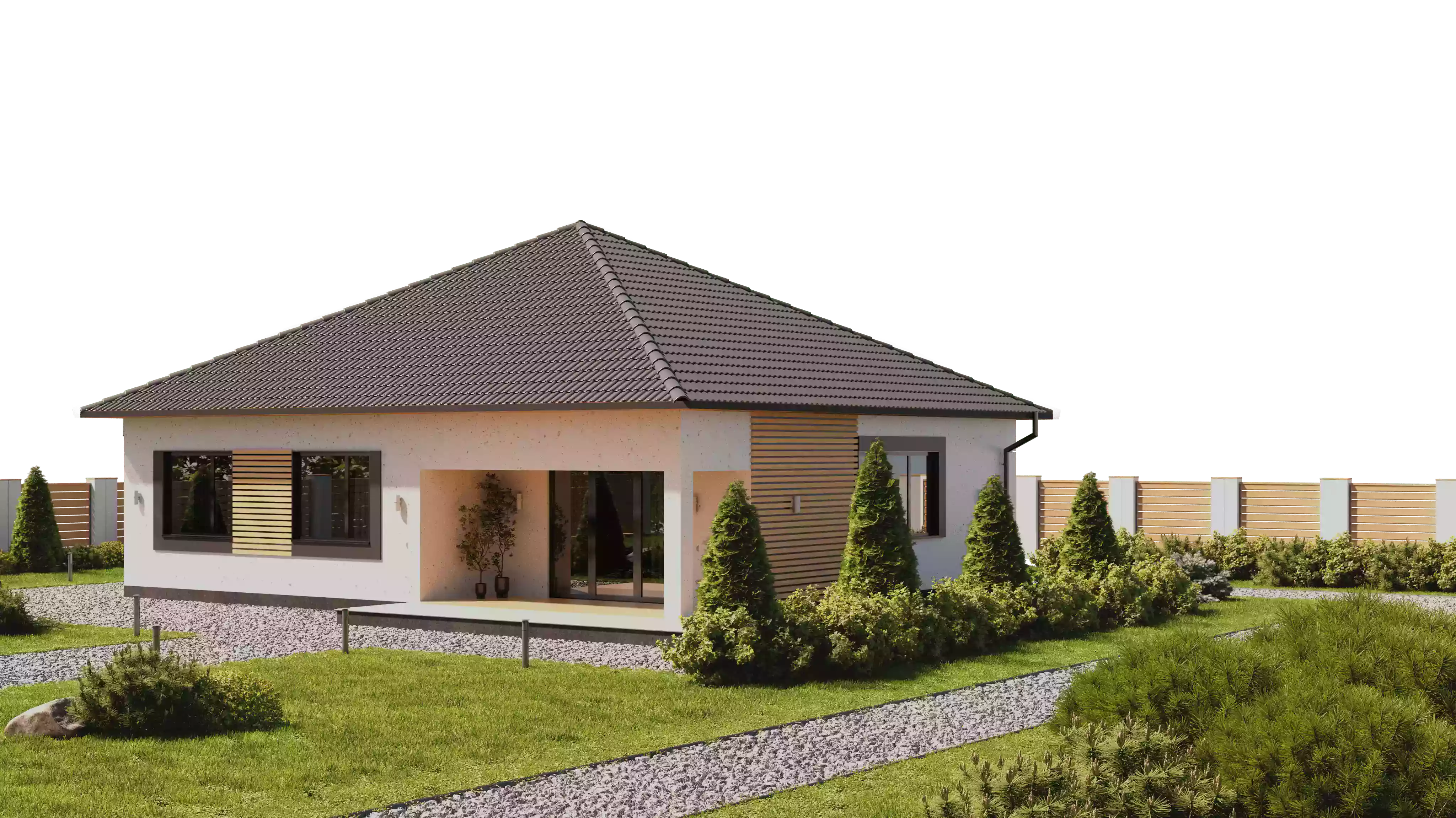 Дом stucco wave spring
