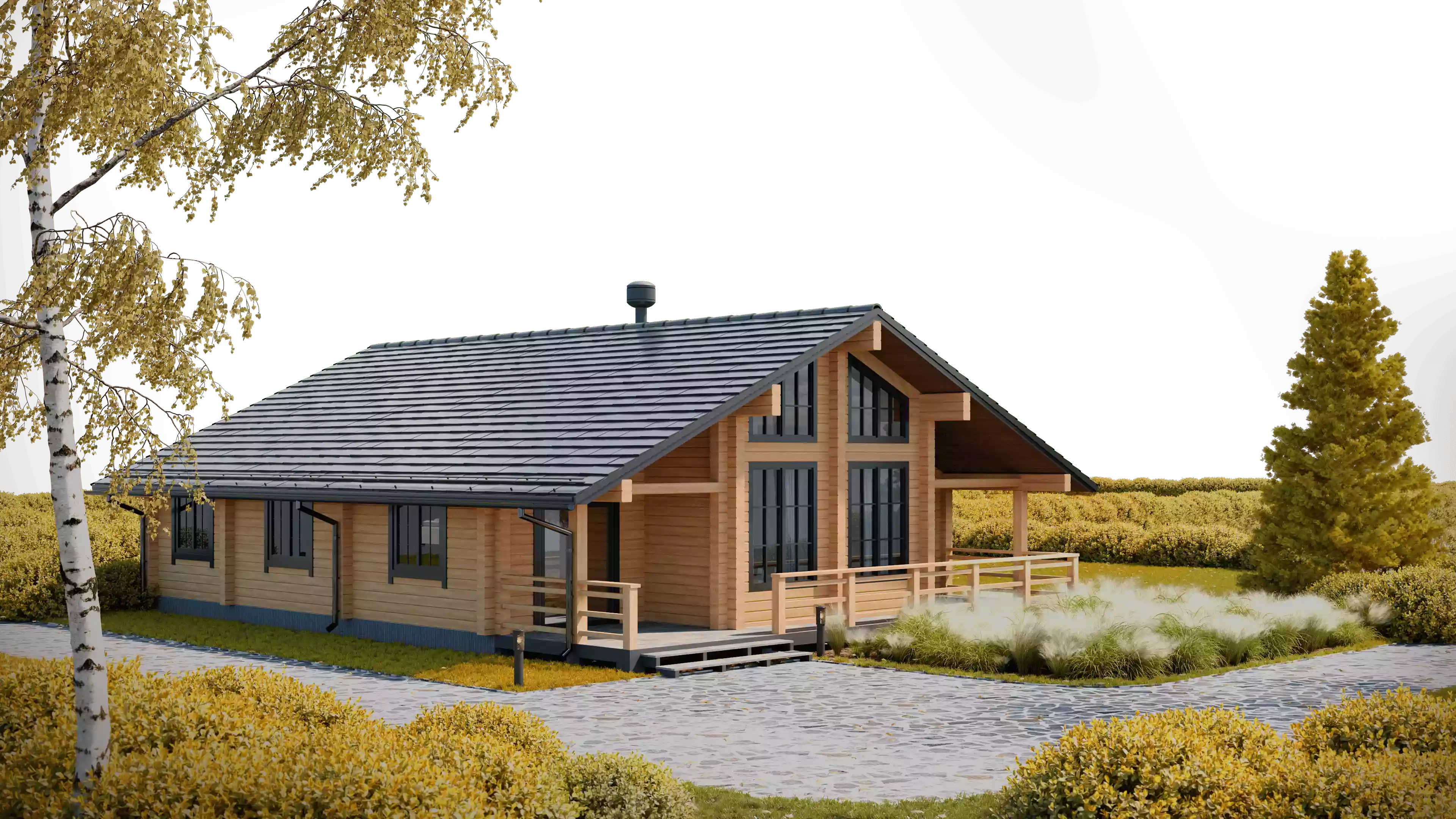 Дом wood flat autumn