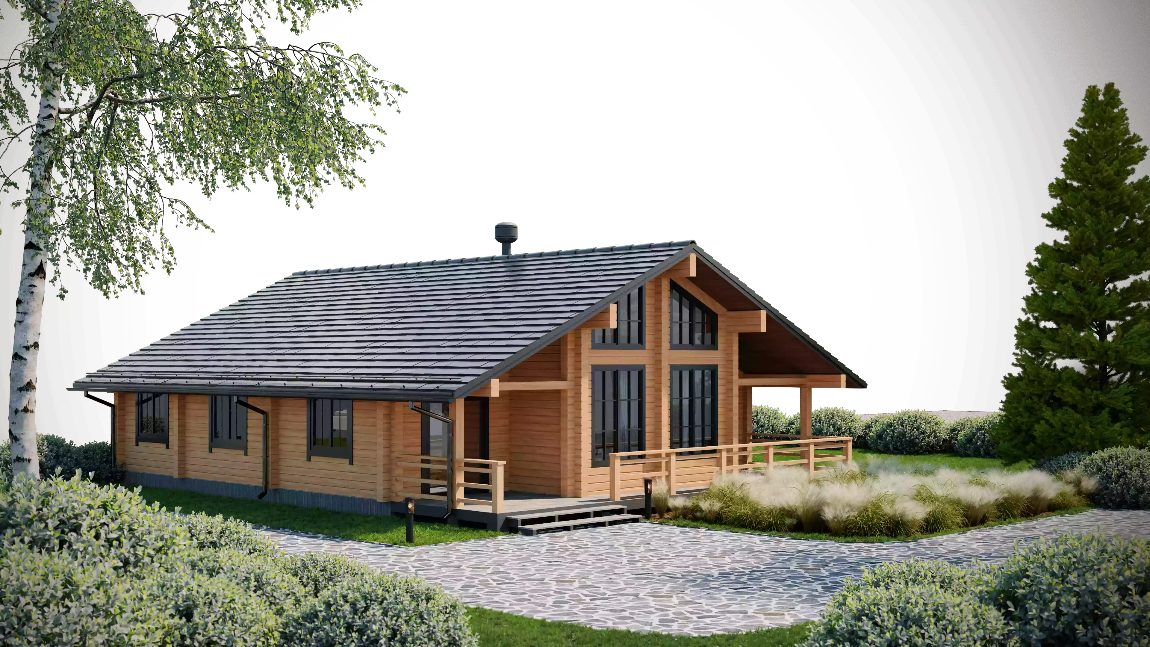 Дом wood flat spring