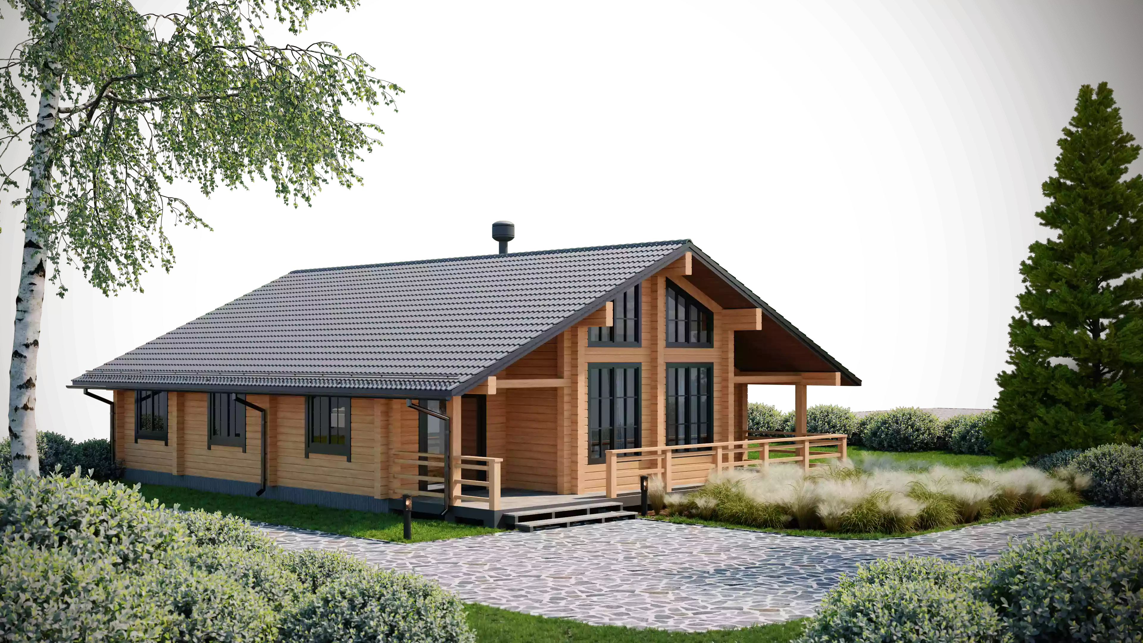 Дом wood wave spring