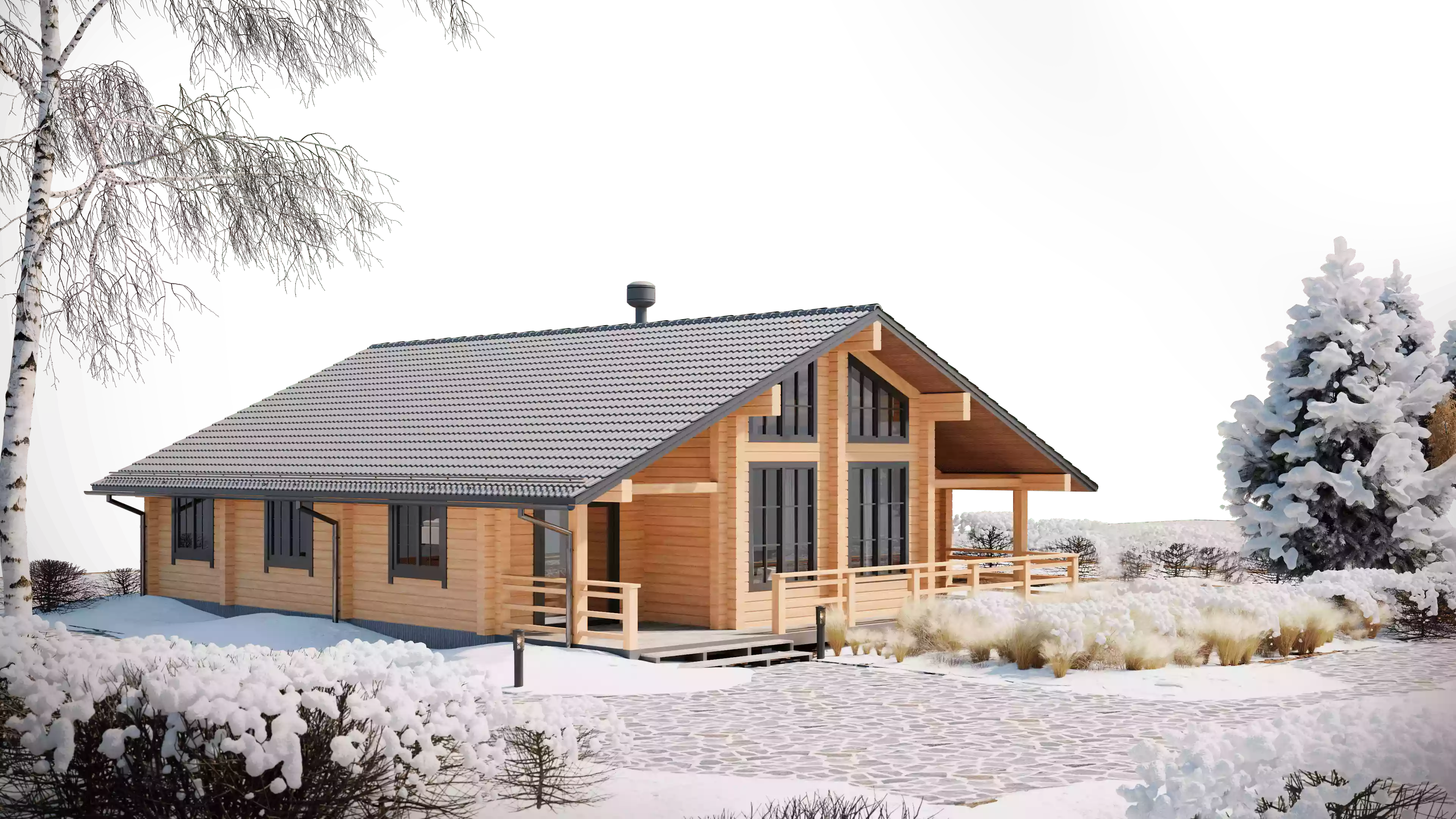 Дом wood wave winter